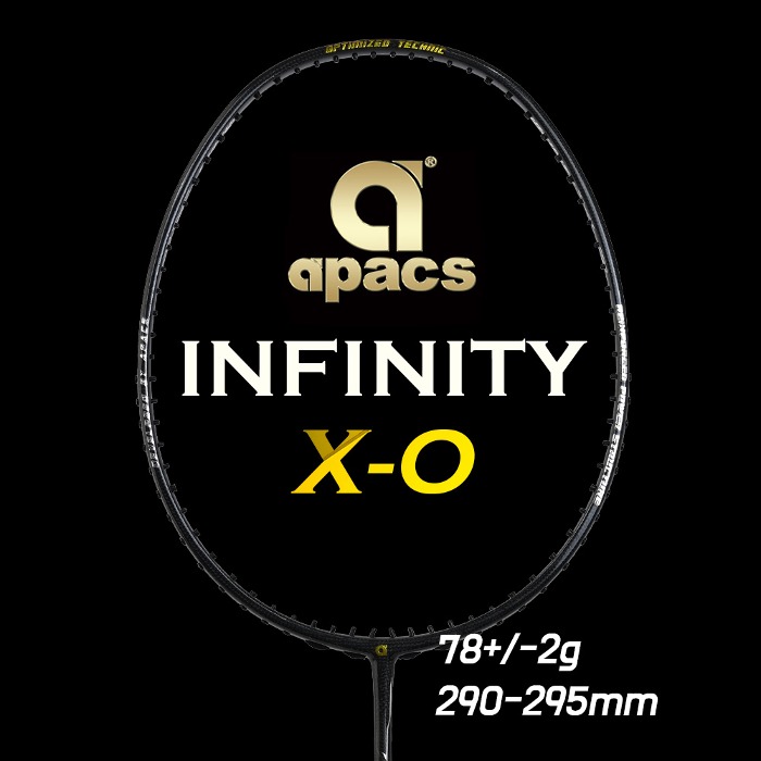 아펙스 인피니티 X-O (78±2g) 배드민턴라켓 스피드형